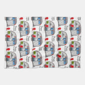 Personalisierte "Happy Campers" Küche Geschirrtuch (Horizontal)