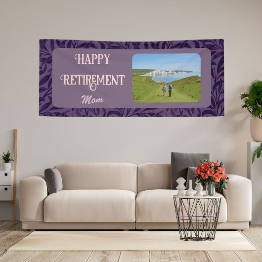 Personalisierte Happy Retirement Geschenke für Mam Banner