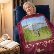 Personalisierte Happy Retirement Geschenke für Mam