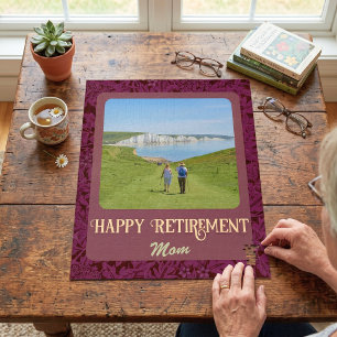 Personalisierte Happy Retirement Geschenke für Mam Puzzle