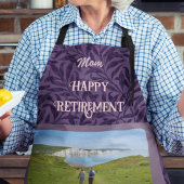Personalisierte Happy Retirement Geschenke für Mam Schürze