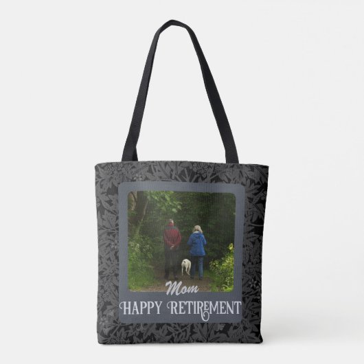 Personalisierte Happy Retirement Geschenke für Mam Tasche (Rückseite)