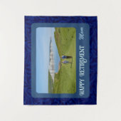 Personalisierte Happy Retirement Geschenke für Mam Wandteppich (Vorderseite)