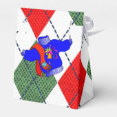 Personalisierte hässliche Weihnachtspullover-Party Geschenkschachtel (Rückseite)