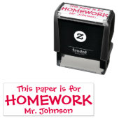 Personalisierte Hausaufgaben Selbstfärbung der Bri Permastempel (Beispiel)