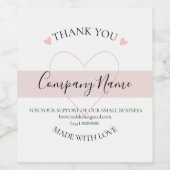 Personalisierte hausgemachte DANK Weinetikett (Einzelnes Label)