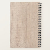 Personalisierte hausgemachte Liebe Rezept Rustikal Notizblock (Rückseite)