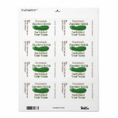 Personalisierte hausgemachte Zucchini Relish oder  (Vorne)