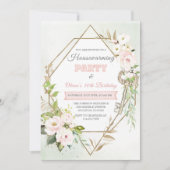 Personalisierte Haushaltserwärmung und Geburtstag Einladung (Vorderseite)