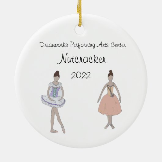 Personalisierte Haushaltshilfe/Blume/Marzipan Nutc Keramik Ornament (Hinten)