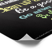 Personalisierte Hausordnung Poster (Ecke)