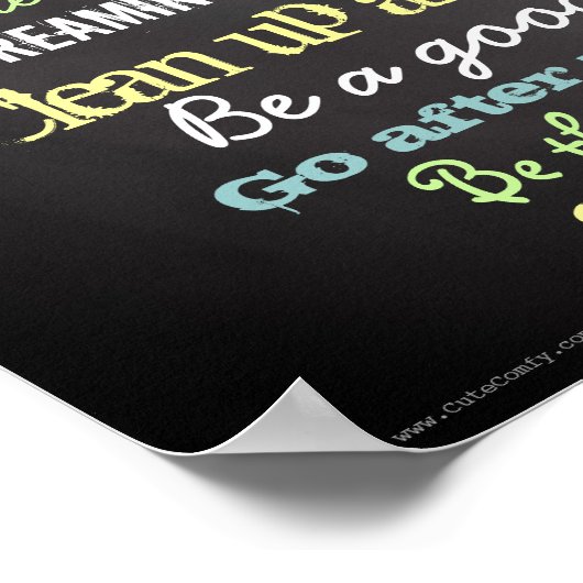 Personalisierte Hausordnung Poster (Ecke)