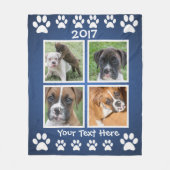 Personalisierte Haustier-Foto-Decken Fleecedecke (Vorderseite)