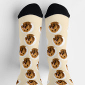 Personalisierte Haustier-Gesichtssocken | Benutzer Socken (Oben)