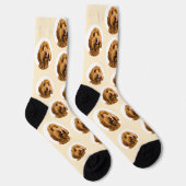 Personalisierte Haustier-Gesichtssocken | Benutzer Socken (Rechts)