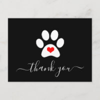 Personalisierte Haustiere Business Dankeschön Kart