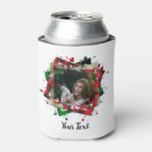 Personalisierte Haustiere Foto Weihnachten Dosenkühler (Kanne Vorderseite)