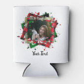 Personalisierte Haustiere Foto Weihnachten Dosenkühler (Vorderseite)
