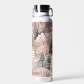 Personalisierte Haustiere Fotocollage Weihnachten Trinkflasche (Rückseite)