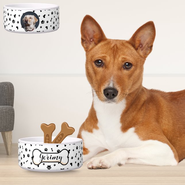 Personalisierte Haustiere: Name, Muster und Fotos Napf (Personalized Pet Bowls: Name, Patterns & Photos)