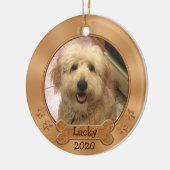 Personalisierte Haustiere Ornamente IHRE 2 FOTOS, (Links)