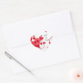 Personalisierte Heart Stickers (Umschlag)
