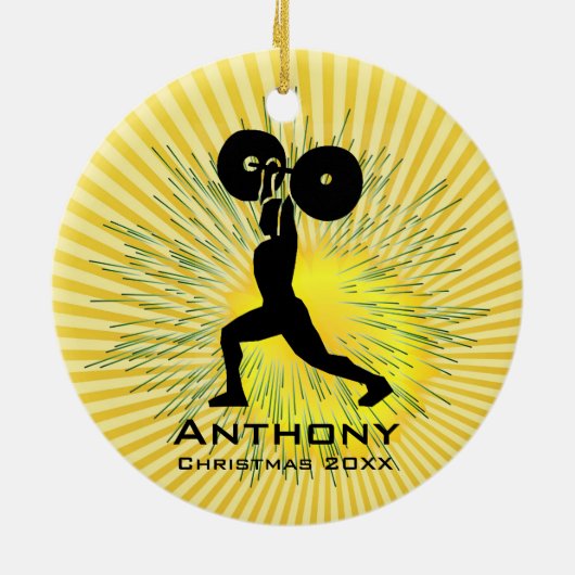 Personalisierte Hebevorrichtung Keramikornament (Hinten)