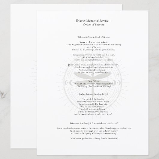 Personalisierte Heidentätigkeit (Vorne/Hinten)