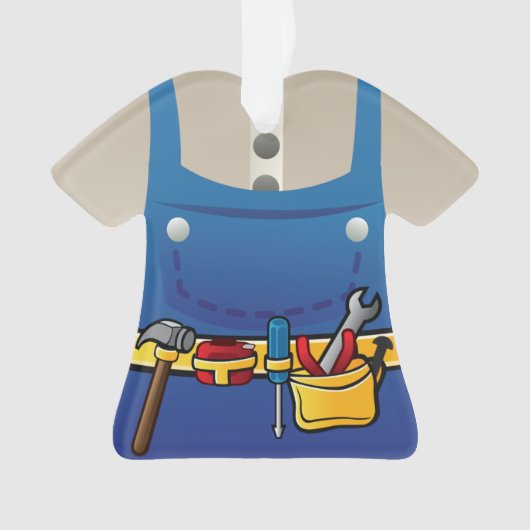 Personalisierte Heimwerker-Schlosser-Verzierung Ornament (Vorderseite)