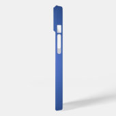 Personalisierte hellblaue Radialtextur 15 Case-Mate iPhone Hülle (Rückseite / Links)