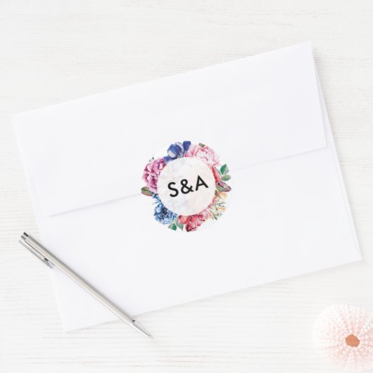 Personalisierte, helle Aufkleber (Umschlag)