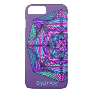 Personalisierte helle Mandala iPhone 7 Plusfall Case-Mate iPhone Hülle