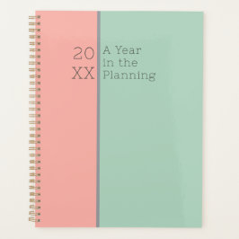 Personalisierte helle Pastete, weiche Pfirsich, Ds Planer