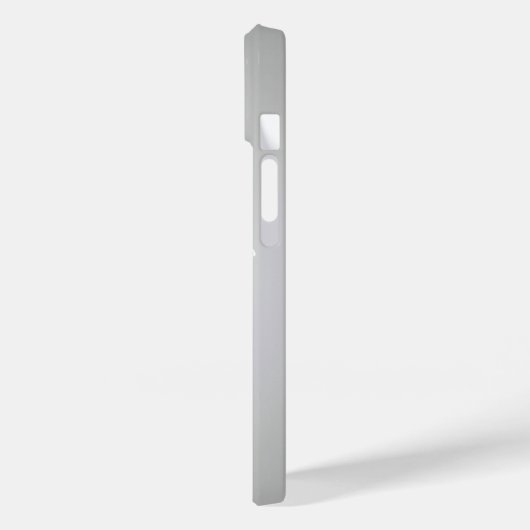 Personalisierte hellgraue Radialtextur 15 Case-Mate iPhone Hülle (Rückseite / Links)