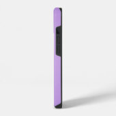 Personalisierte hellviolette Radial-Textur 15 iPhone Hülle (Linke Seite)