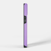 Personalisierte hellviolette Radial-Textur 15 iPhone Hülle (Rechte Seite)