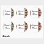 Personalisierte Henna Sticker (Blatt)