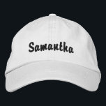 Personalisierte Hennen Bestickte Baseballkappe<br><div class="desc">Verwenden Sie die Vorlagenfelder,  um diesen personalisierten Baseballkappen Ihren individuelle Name oder Text hinzuzufügen.</div>