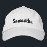 Personalisierte Hennen Bestickte Baseballkappe<br><div class="desc">Verwenden Sie die Vorlagenfelder,  um diesen personalisierten Baseballkappen Ihren individuelle Name oder Text hinzuzufügen.</div>