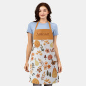 Personalisierte Herbst-Erntepumpen Schürze (Getragen)