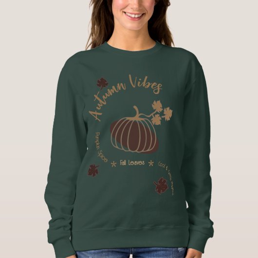 Personalisierte Herbstbeben Sweatshirt (Vorderseite)