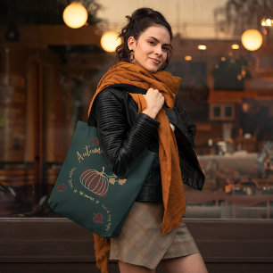 Personalisierte Herbstbeben Tasche