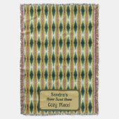 Personalisierte Herbstblätter, Abstrakt Decke (Vorderseite Vertikal)