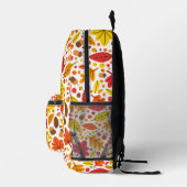 Personalisierte Herbstblätter Kinder Bedruckter Rucksack (Rechts)