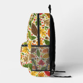 Personalisierte Herbstblätter Kinder Bedruckter Rucksack (Rechts)