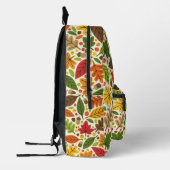 Personalisierte Herbstblätter Kinder Bedruckter Rucksack (Links)