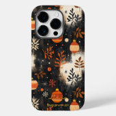 Personalisierte Herbstblätter und Ornamente Case-Mate iPhone Hülle (Rückseite)