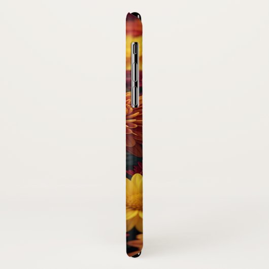 Personalisierte Herbstblüten – Kaum vorhanden Case-Mate iPhone Hülle (Hinten/Links)