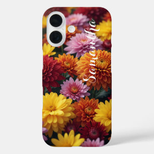 Personalisierte Herbstblüten - Kaum vorhanden iPhone 16 Hülle
