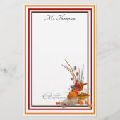 Personalisierte Herbsternte Briefpapier (Vorderseite)